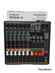 Mixer Audio Phaselab studio 6 6CH Soundcard bluetooth Original