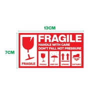 STICKER MIRRORKOTE FRAGILE (STICKER MUDAH PECAH)