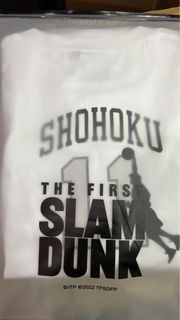現貨全新the first slam dunk白色號碼剪影Tee