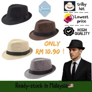 【Ready stock】2025🇲🇾Fedora Hat Adult(Bruno Mars Hat)Hats for men women kid Korean handsome jazz hats 