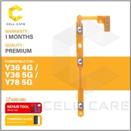 Power On Off Ribbon With Volume Flex Cable Compatible For VIVO Y36 4G / Y36 5G
