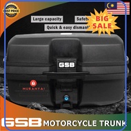 ⭐ [100% ORIGINAL] ⭐ GSB Box Motor Motorcycle Givi Top helmet Box Trunk 47L Motorsikal Kotak motorcycle accessories Storage box waterproof