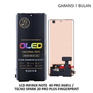 LCD INFINIX NOTE 40 PRO X6851/TECNO SPARK 20PRO PLUS OLED FINGERPRINT LENGKUNG