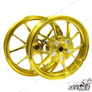 ล้อแม็ก CLICK125/CLICK150/PCX150/PCX125 F=1.85-14 R=2.15-14 (มีหลายสีให้เลือก)