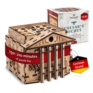Caesar´s Riches Puzzle Box - Escape Room in A Box for Adults - Cluebox - Mind Puzzles for Adults - P