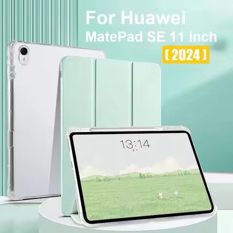 With Pencil Holder Case for Huawei MatePad SE 11 2024 Case Magnet Tablet Case Funda For Huawei MateP