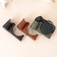 Canon EOS R50 Camera Bag R50 R7 R8 R10 Leather Case Base Removable Battery Camera Case Protective Co