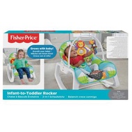 [Sold] Mattel - GJP64 Fisher-Price Infant to Toddler Rocker 費雪：可愛動物二合一躺椅