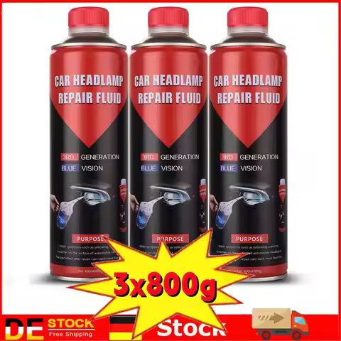 3PCS Headlight Restoration Liquid Car Headlight Revitalizer Cleaner Headlight Repair Fluid Polymer L