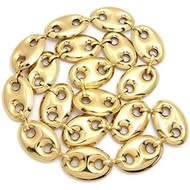 NYFASHION101 Hip-Hop Rapper's Style 27mm -Tone Mariner Chain Necklace, 30"