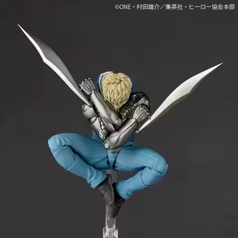 New Ko Genos Anime Action Figures Kaiyodo Revoltech Yamaguchi One Punch Man Figurine Joint Movable M