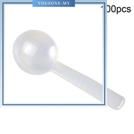 VOGZONE⭐100pcs 1g White Plastic Measuring Spoon Gram Scoop Food Baking Medicine Powder