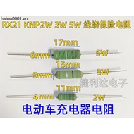 3W0.1 R 0.15 R 0.22 Euro 0.33 R 0.5 R Wire Winding Fuse Resistor Electric Vehicle Charger Resistor
