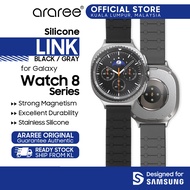Araree Silicone Link for Galaxy Watch 8 & Watch 8 Classic Series Galaxy Watch Stainless Strap