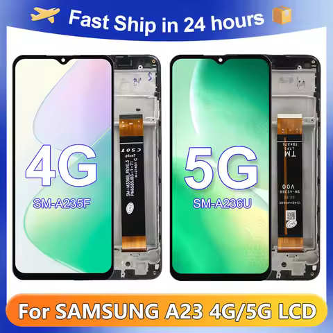 6.6''For Samsung A23 4G 5G OEM For A23 SM-A235F SM-A236U LCD Display Touch Screen Digitizer Assembly