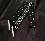 Chanel 23S twilly 黑白爆款twilly