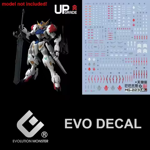 EVO Decal MG-223 for MG ASW-G-08 Barbatos LUPUS High Precision Fluorescent Model Water Sticker Hobby