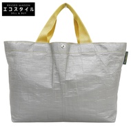 Herve Chapelier 優質聚乙烯 Marche 手提包 M 女款 Gris x Jaune 2012PP 26SS [二手]