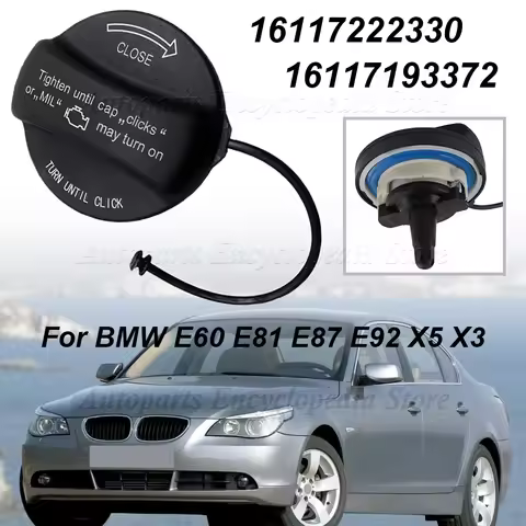 For BMW E60 E61 E81 E87 E90 E91 E92 X5 E70 X3 Oil Fuel Cap Tank Cover 16117222330 Fuel Filter Cap Co