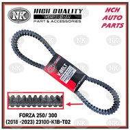 V BELT / DRIVE BELT - HONDA - FORZA 250/ 300/ NSS (18-23) 23100-K1B-T02/ (13-17) 23100-KTW-901 & 231