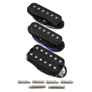 FLEOR | FLEOR 3pcs ST HSS SSH Electric Guitar Pickups Set Alnico 5 Single Coil -Humbucker Pickup Bla