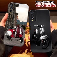 Softcase VIVO Y12S Y20 Y20S Y20A Y20SG Y20I Fashion Case Vespa Motif - Unique Case - Vivo Case - Viv