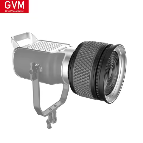 GVM F40 Fresnel Attachment for LED Light Spotlight Brightness Improve Compatible with Standard Bowen