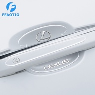 FFAOTIO Transparent Car Door Handle Protector Door Bowl Sticker Car Accessories For Lexus IS250 ES250 UX ES GS300 IS200T ES300H NX RX350 NX300 RX300 IS300 IS