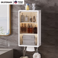 DR.STORAGE Wall-Mounted Tissue Storage Box Bathroom Storage Box Simple Wall Mounted Skincare Product