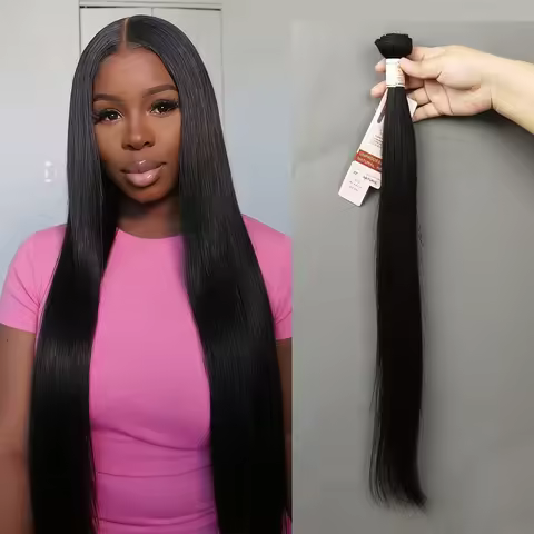 Straight Bundles Human Hair 20 22 24 Inch Brazilian Virgin Hair Bundles Remy Human Hair Weave Extens