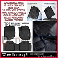 DSTWEI TPE Car Mat Car Carpet Karpet Kereta AXIA,BEZZA,MYVI,ALZA,SAGA,Х50,Х70,СІТУ23,WRV,CX5,DMAX22