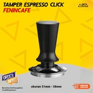 Tamper Espresso Click spring FENINCAFE 51mm 58mm
