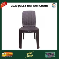 {INSTOCK} 6pcs Jolly Plastic Rattan Chair / Set of Rattan Chair / Dining Chair/6 PCS 2020 JOLLY PLAS