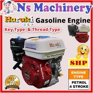 Premium Haruki 8HP 4-Stoke Gasoline Petrol Engine Japan 19mm Key Thread Type/Engine Water Pump
