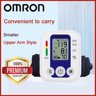 Omron Upper Arm Blood Pressure Monitor Portable BP Digital  Monitor Includ Battery and Data Cable