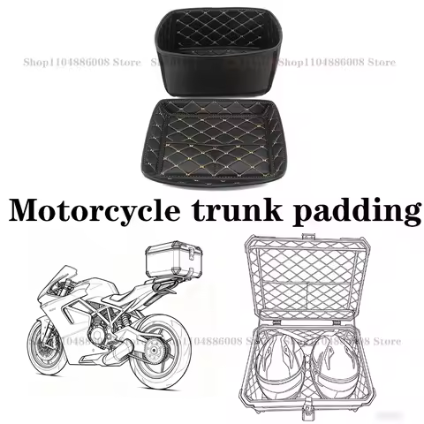 36L 45L 55L 65L 80L 100L Moto Tail Top Box Cover Pad Luggage Case Storage Toolbox Inside Liner Inner