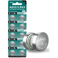 Cotchear LR43 Batteries 1.5V AG12 Button Cell Battery L1142 SR43 SR43 260 386 Battery for Watch Toys
