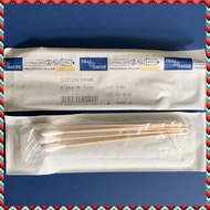 (50 ซอง) ไม้พันสำลีปลอดเชื้อ M 6" (5ก้าน/ซอง) Cotton Swab Sterile ไม้พันสำลีฆ่าเชื้อ สำลีพันไม้ปลอดเ