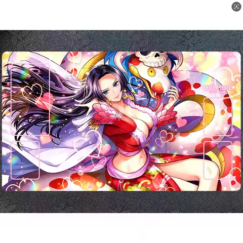 OPCG Playmat Boa·Hancock CCG Playmat Trading Card Game Mat Table Mat OP-12
