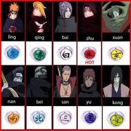 Naruto Mingyue Ring Sasuke Pendant Itachi members adjustable