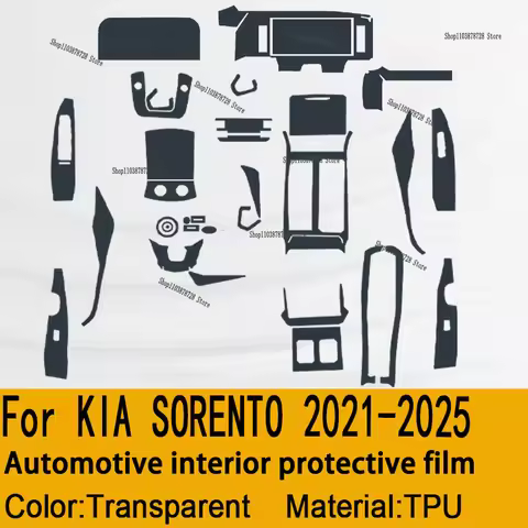 Car interior anti scratch film panel film instrument panel protective sticker cover accessories For 
