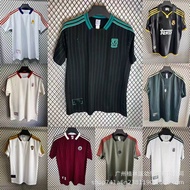 Jersi bola sepak retro lengan pendek Barcelona Real Madrid Liverpool Chelsea Juventus Manchester Uni
