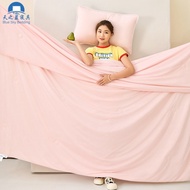 Plain ice silk summer quilt single/queen/king/super king thin quilt