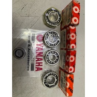 Original FAG C3 Bearing Set YAMAHA Ego Ego-S Nouvo S Engine Gearbox Transmission Bearings NK15X25X12