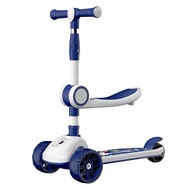 Children's Scooter3-6Year-Old Music Flashing Wheel Manufacturer Batch Scooter Foldable Three-in-One Luge