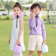 【EVERY THINK】兒童專用捲捲U型頸枕 360度支撐 防歪頭 輕巧收納