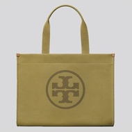 TORY BURCH Ella Canvas Tote Dark Sage 148792