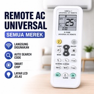 Remote AC Universal Semua Merek Pengganti Remote AC Rusak Hilang Compatible Samsung Sharp Daikin LG