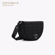 COCCINELLE กระเป๋าสะพายผู้หญิง รุ่น BLAIRE NYLON MATELASSE CROSSBODY BAG 150101 สี NOIR