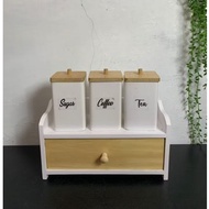 Cozy short body WHITE 1 DRAWER aesthetic